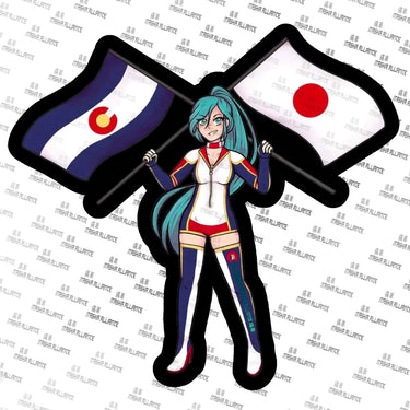 CO Itasha - Kazane Flags