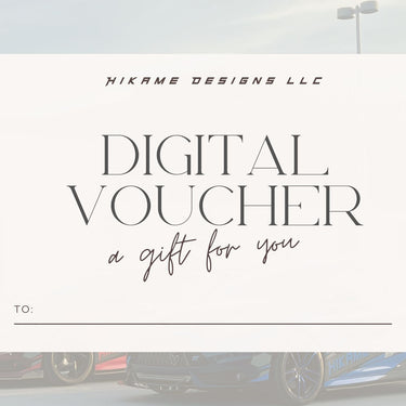 Digital Gift Card - Hikame Designs LLC